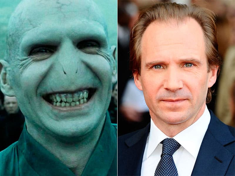Comparación de Ralph Fiennes con su personaje enHarry Potter, Lord Voldemort
