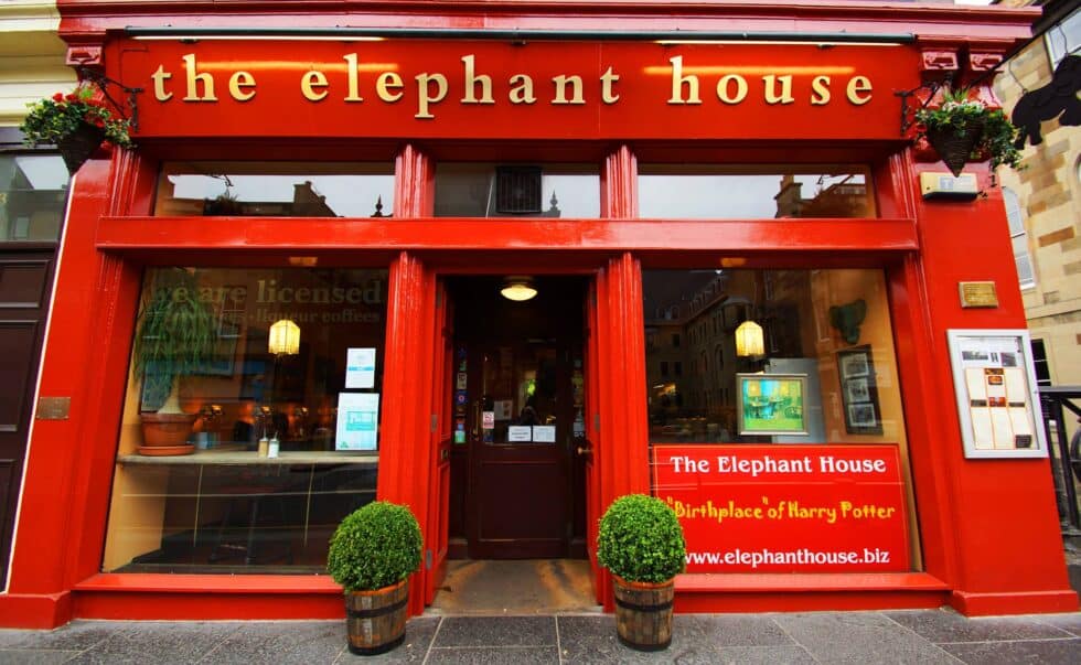 Cafetería de 'The Elephant House', en Edimburgo, donde J.K.Rowling escribió la primera novela de Harry Potter