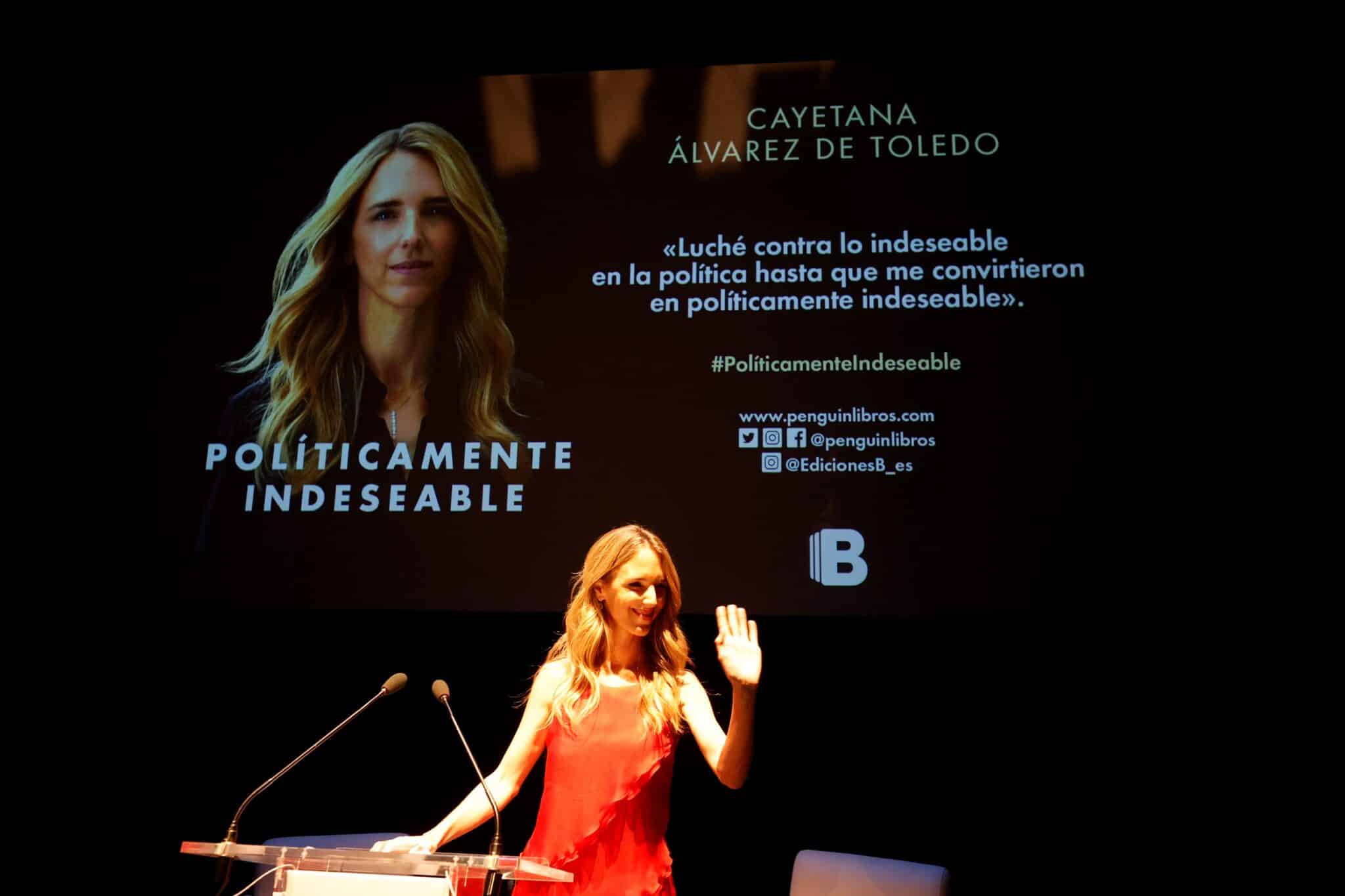 Cayetana Álvarez de Toledo presenta su libro en Madrid.