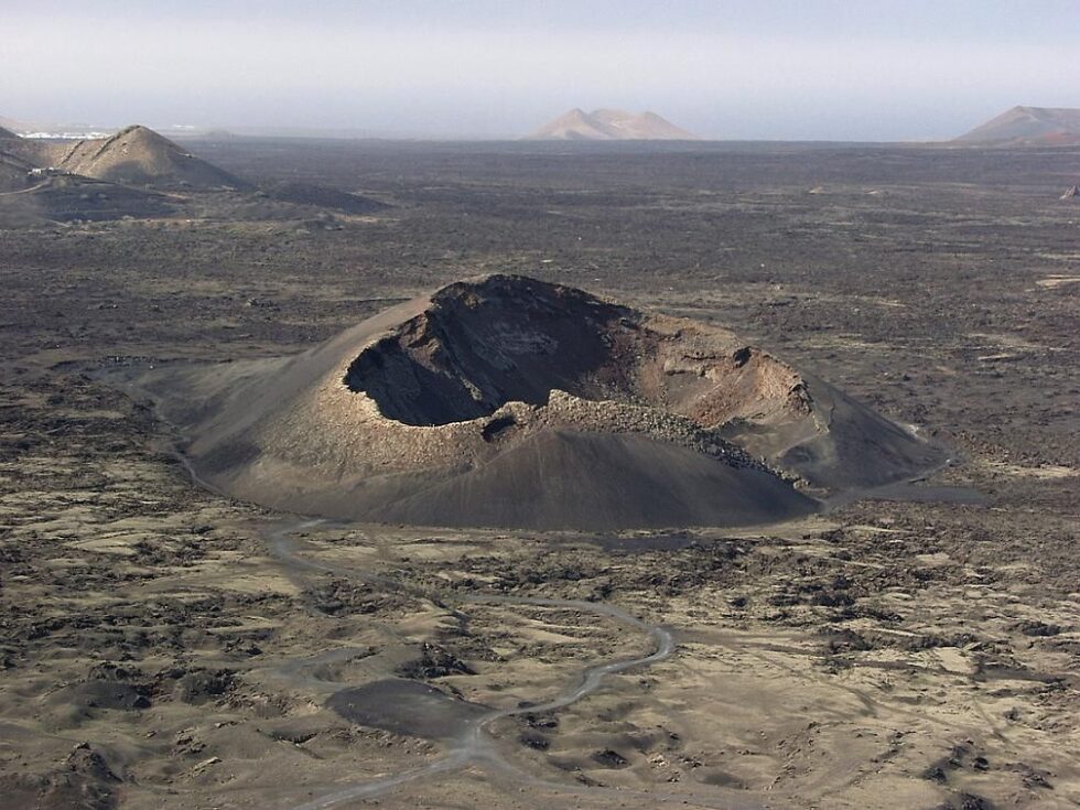 Volcán 'El Cuervo' en Lanzarote