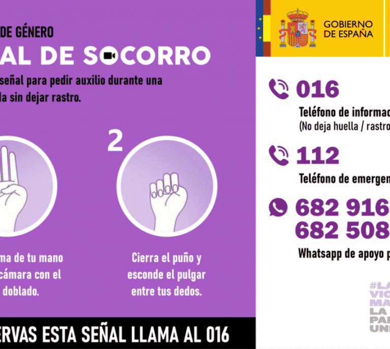 Detenido en un control gracias al gesto de socorro por violencia machista