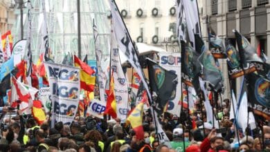 Policías y guardias civiles inundan Madrid para protestar contra la reforma de la 'Ley Mordaza'