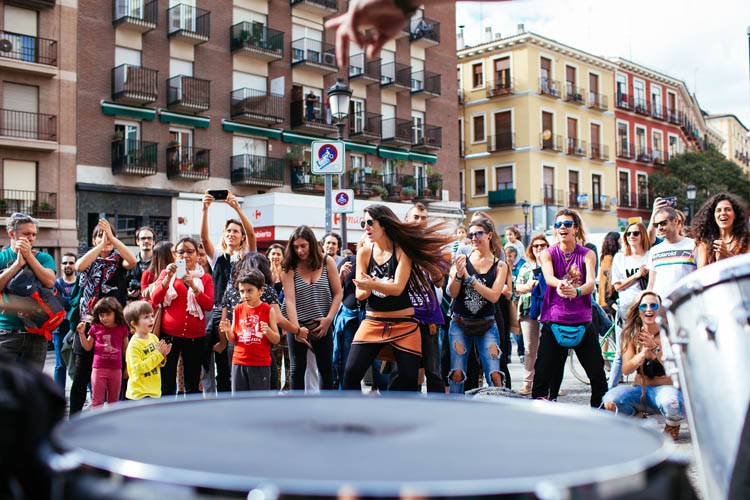 Animación de calle en la edición de 2017