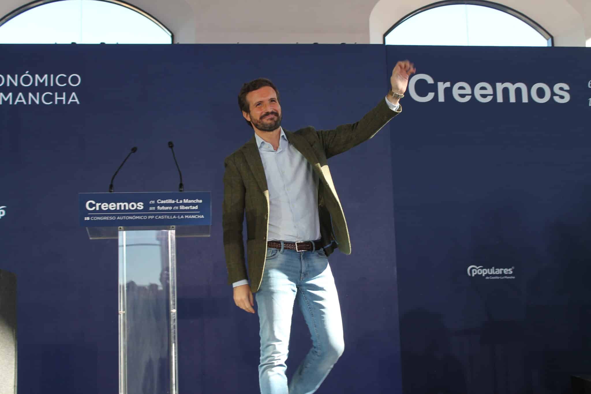 Pablo Casado, en Puertollano.