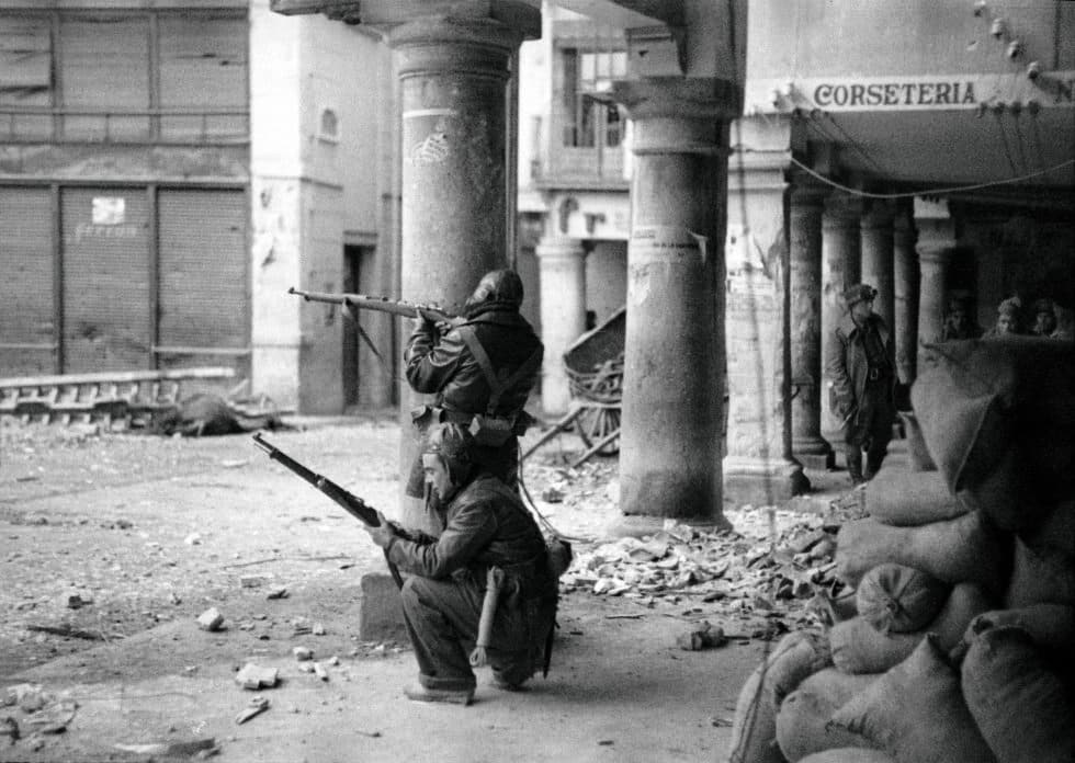 Combates en la Plaza del Torico, Teruel, diciembre de 1937