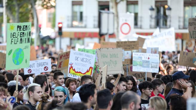 Más País-Equo, Alianza Verde o PACMA: la amalgama de siglas que frena el impulso ‘verde’ en España Marcha en Madrid por la segunda huelga mundial por el clima.