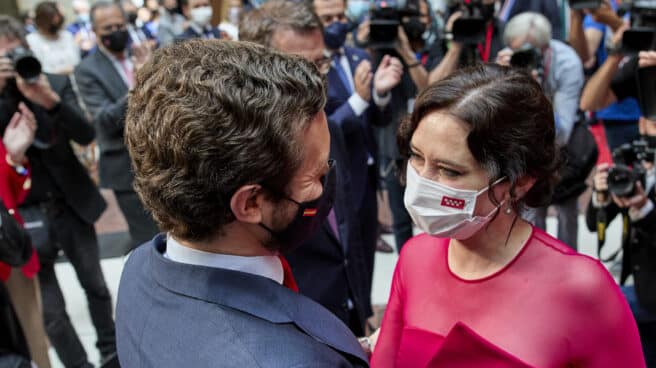 Pablo Casado e Isabel Díaz Ayuso en una fotografía de archivo. Pablo Casado e Isabel Díaz Ayuso en una fotografía de archivo.