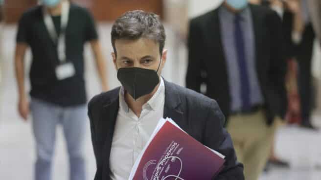 El presidente del grupo parlamentario de Unidas Podemos en el Congreso, Jaume Asens. El presidente del grupo parlamentario de Unidas Podemos en el Congreso, Jaume Asens.
