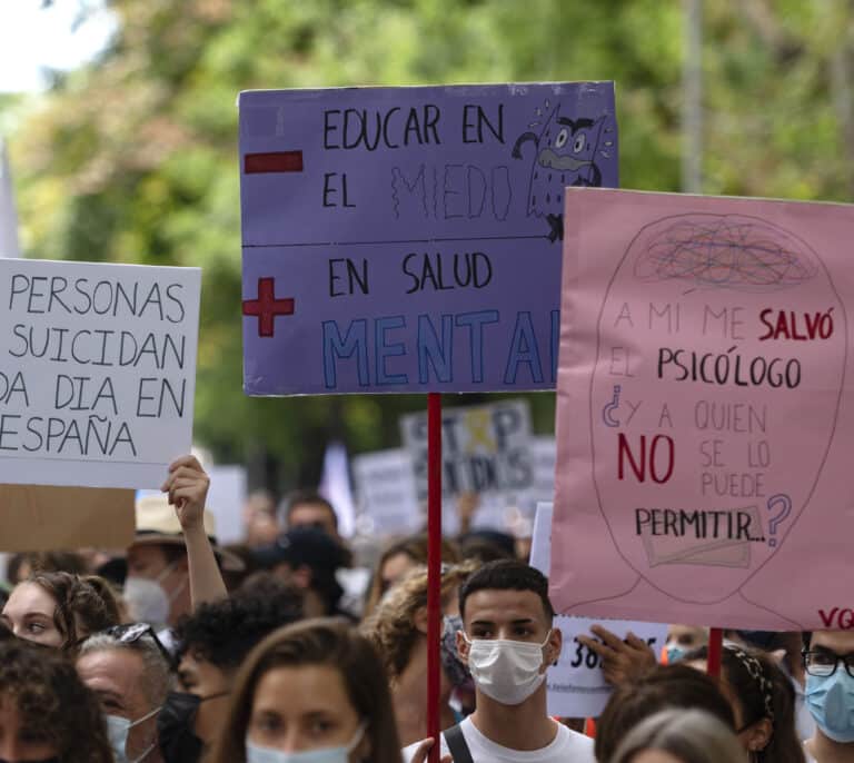 El suicidio subió un 7,4% en el primer año de la pandemia, hasta los 3.941