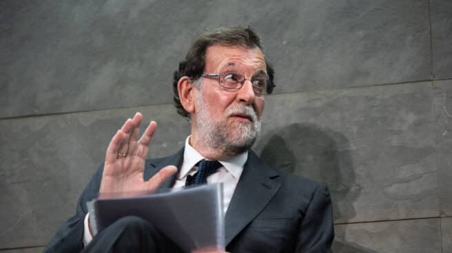 El expresidente del Gobierno Mariano Rajoy, en el debate ‘El papel del periodismo en el escenario del poder’