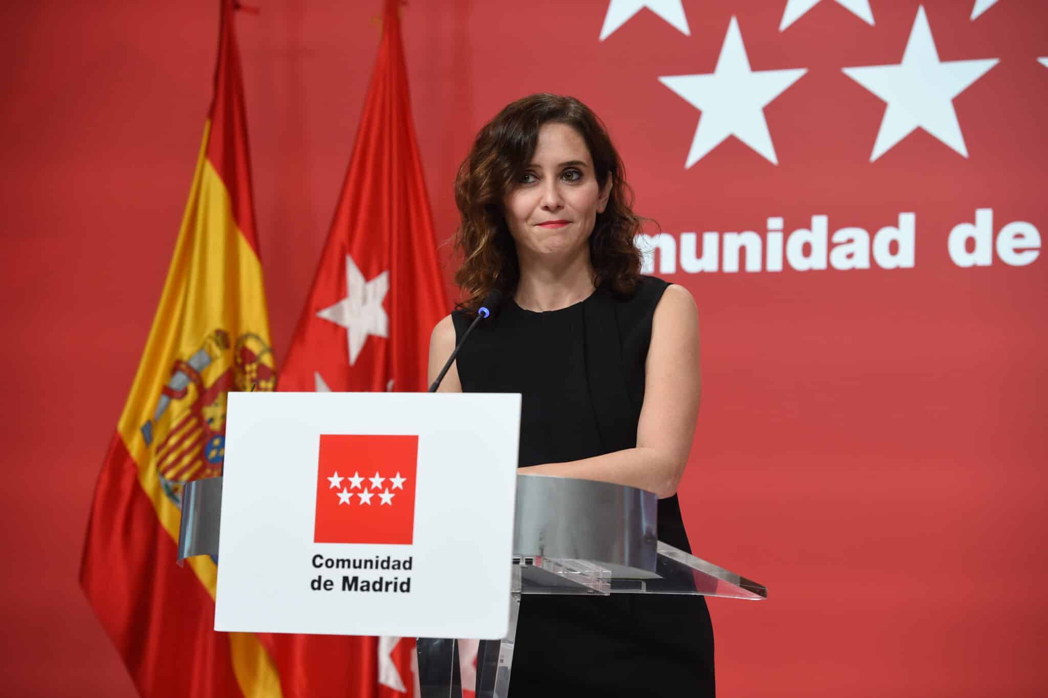 La presidenta de la Comunidad de Madrid, Isabel Díaz Ayuso.