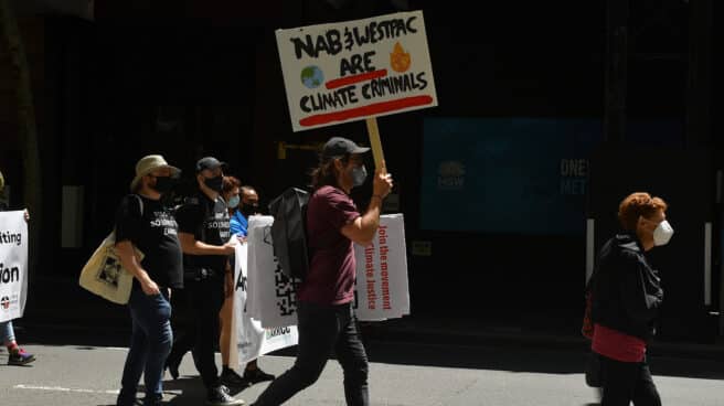 Protestas para exigir acciones contra el cambio climático en Sídney (Australia)