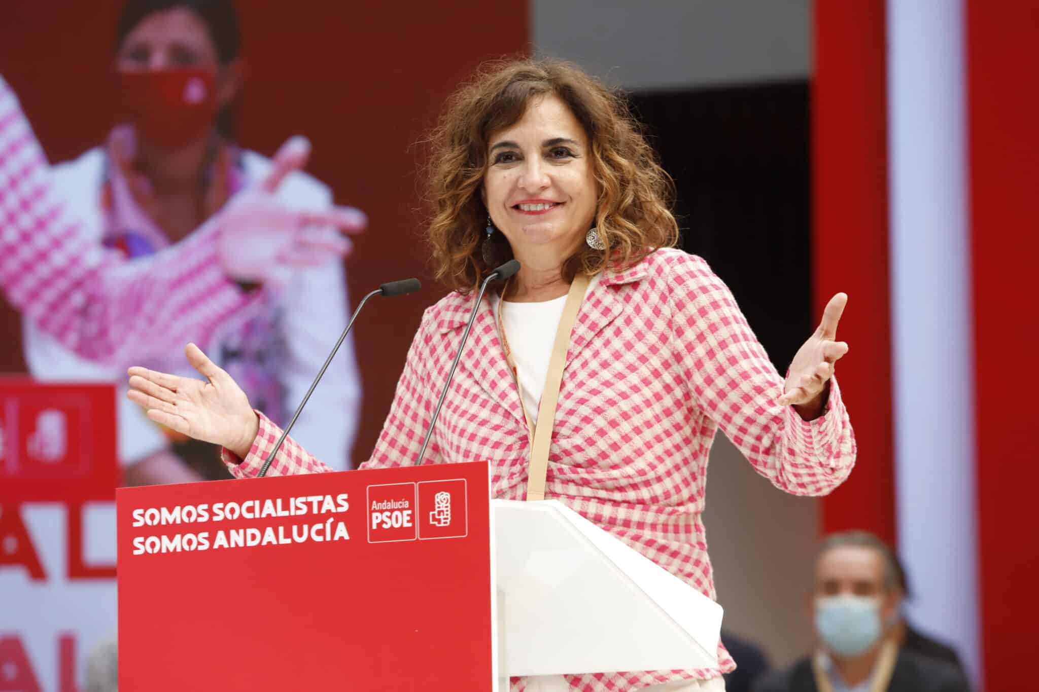 La ministra de Hacienda, María Jesús Montero, interviene en la primeras jornadas del Congreso del PSOE_A