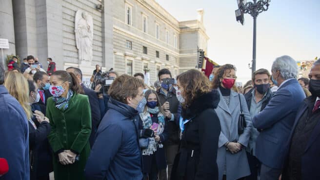 El alcalde de Madrid, José Luis Martínez-Almeida y la presidenta de la Comunidad de Madrid, Isabel Díaz Ayuso.