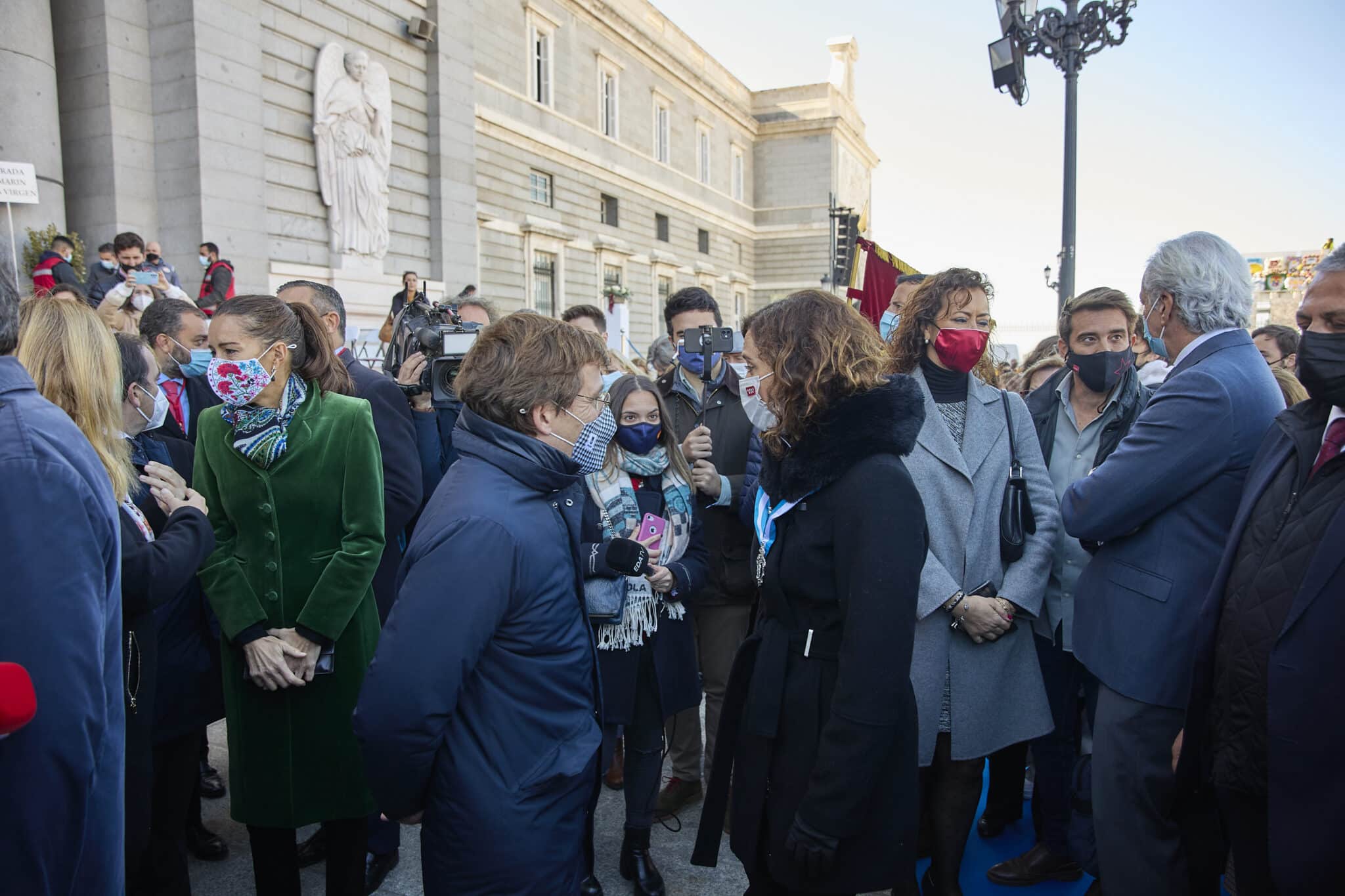 El alcalde de Madrid, José Luis Martínez-Almeida y la presidenta de la Comunidad de Madrid, Isabel Díaz Ayuso.