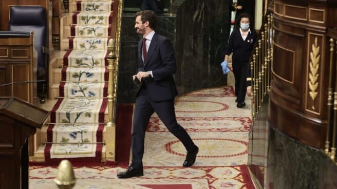 Pablo Casado, en el Congreso.