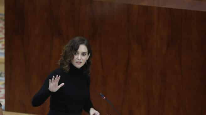 La presidenta de la Comunidad de Madrid, Isabel Díaz Ayuso.