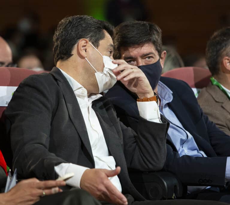 Sectores del PP recelan de un pacto oculto con Juan Marín para integrarle en las listas de Moreno