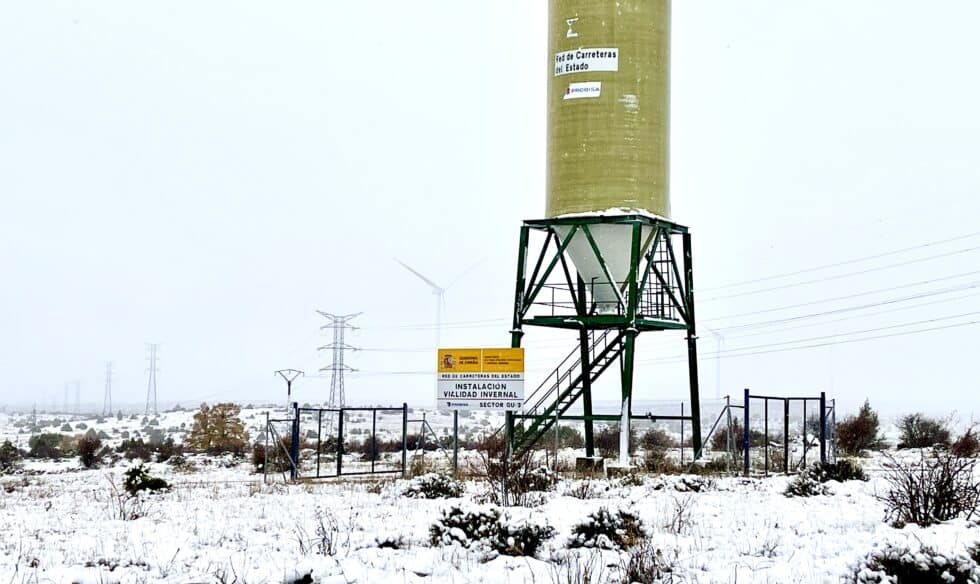 Un campo de Maranchón cubierto de nieve, a 23 de noviembre de 2021, en Maranchón, Guadalajara, Castilla La-Mancha (España).