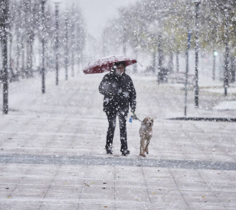 Cinco comunidades continúan en alerta naranja por nieve, viento y mala mar