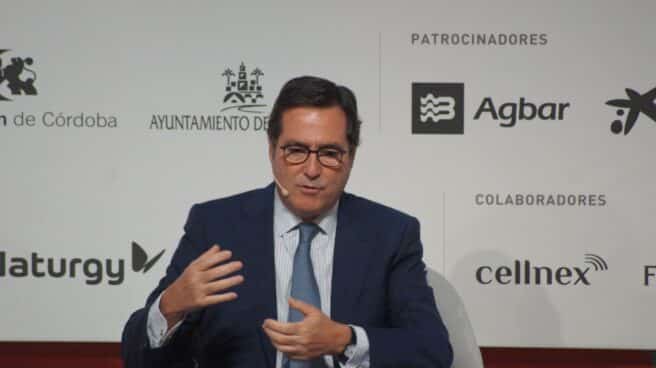 Garamendi ha participado en el congreso de directivos. El presidente de la CEOE, Antonio Garamendi.