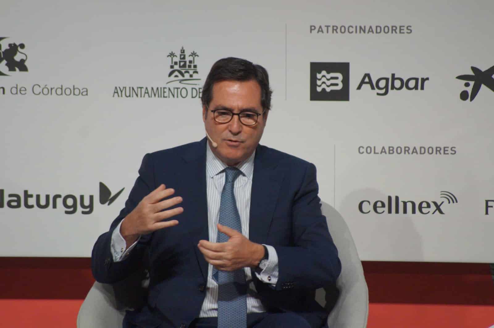 El presidente de la CEOE, Antonio Garamendi.