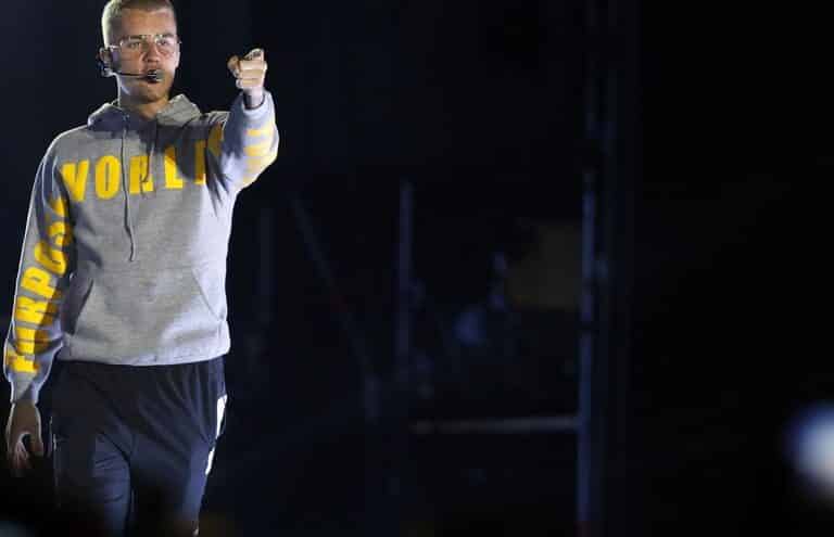 Piden la cancelación del concierto de Justin Bieber en Arabia Saudita