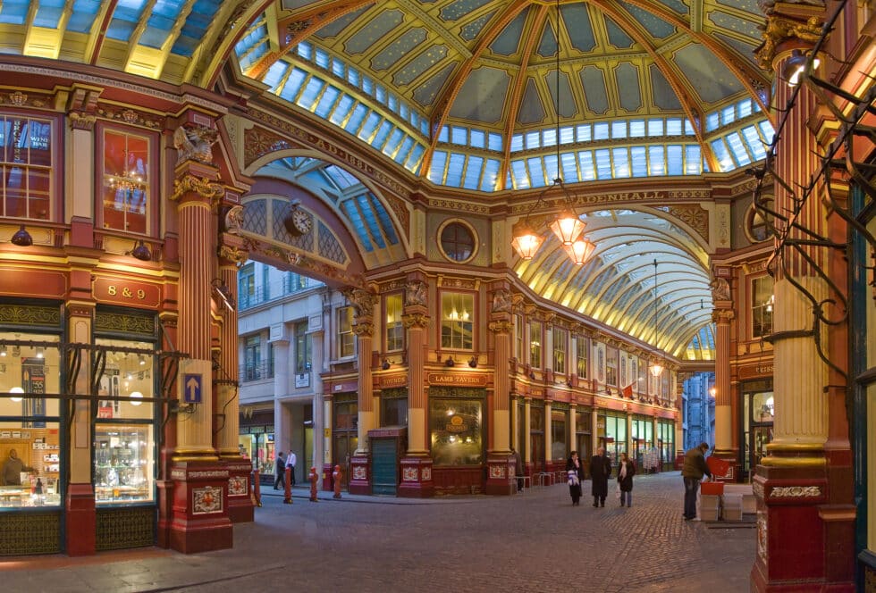 Mercado de Leadenhall en Londres