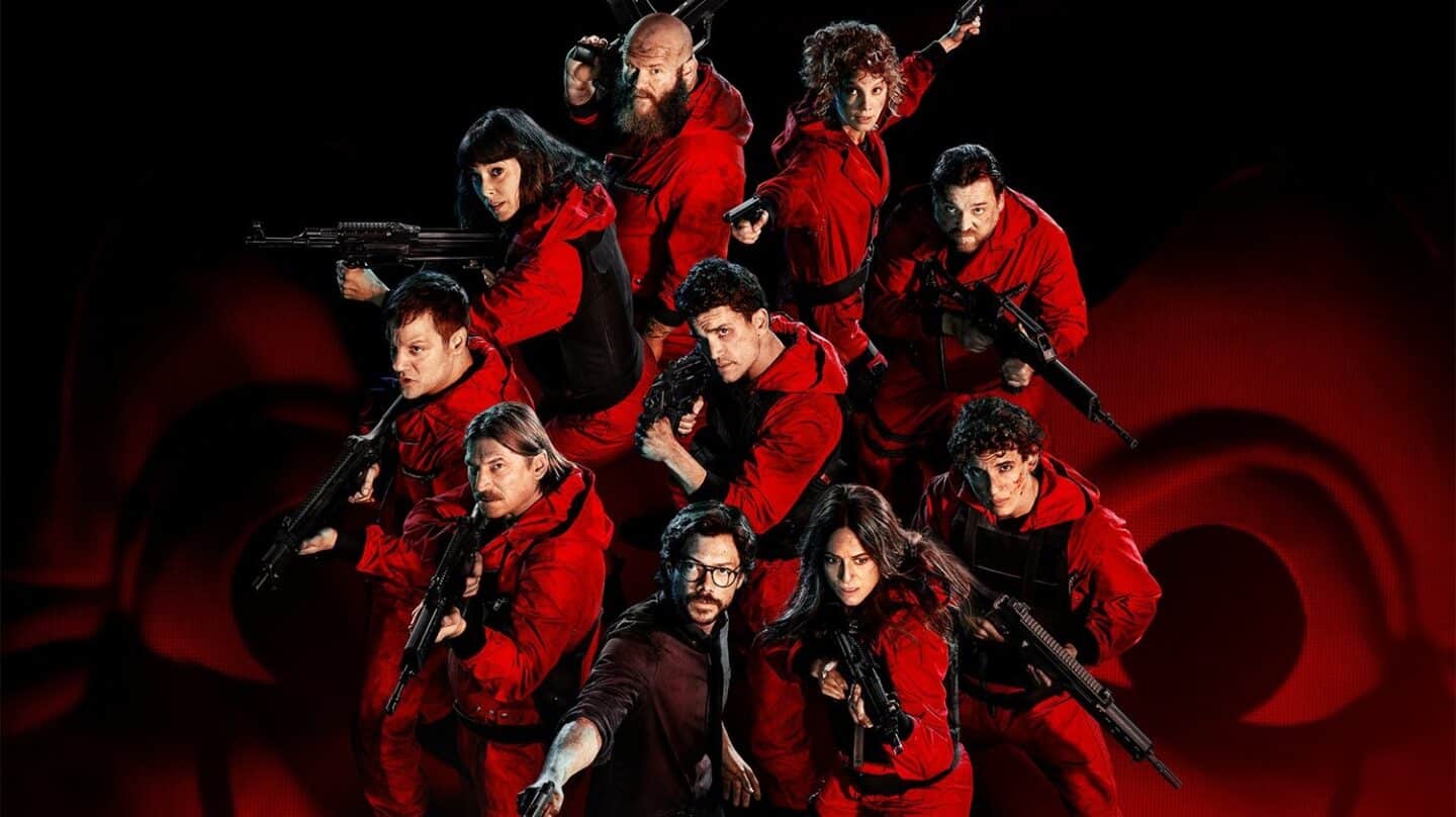 Póster de la 5ª parte de La Casa de Papel