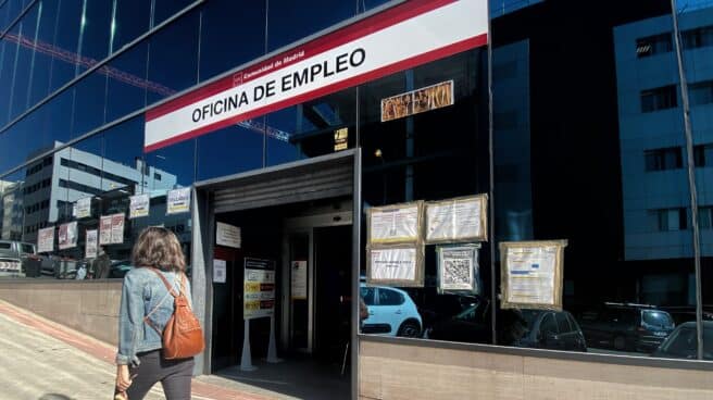 Una oficina del Servicio Público de Empleo Estatal (SEPE) en Madrid.