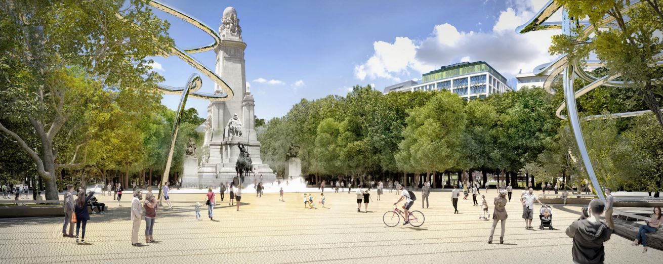 Así será la nueva Plaza España de Madrid que abrirá el 22 de noviembre