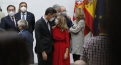 El presidente del Gobierno, Pedro Sánchez y la vicepresidenta segunda y ministra de Trabajo y Economía Social, Yolanda Díaz
