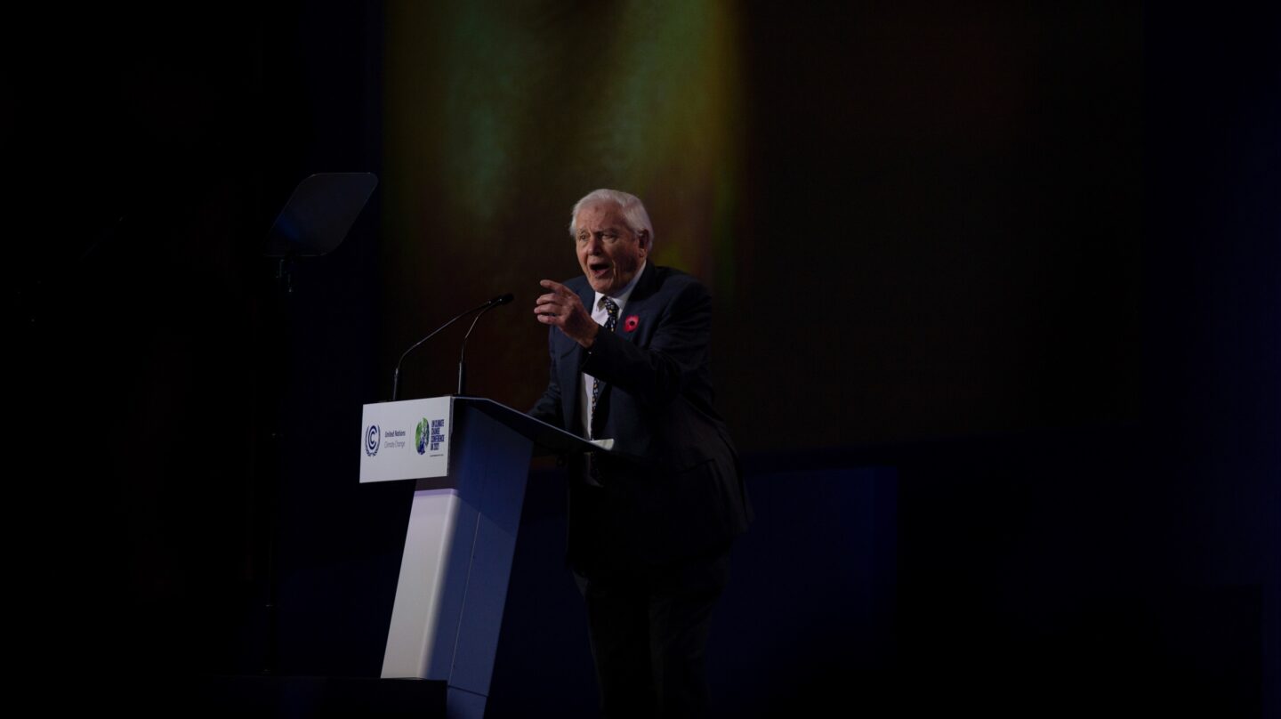 David Attenborough, a los líderes mundiales en la cumbre del clima: “Tenemos un problema”