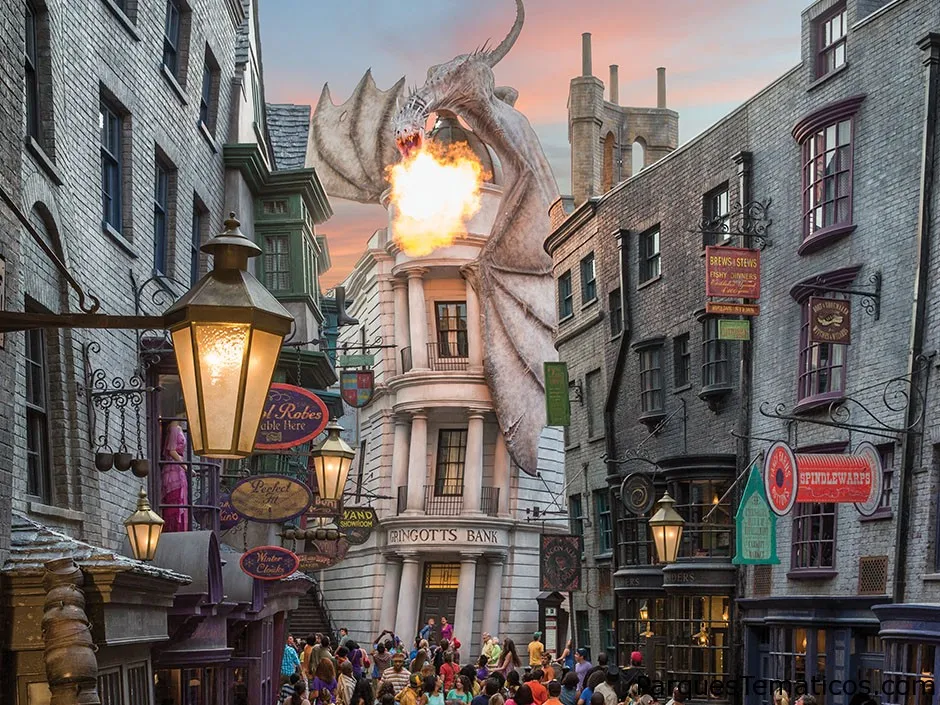 The Wizarding World of Harry Potter, un parque temático en Orlando dedicado al mundo de Harry Potter