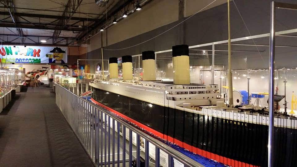 Maqueta de Titanic presente en la exposición.