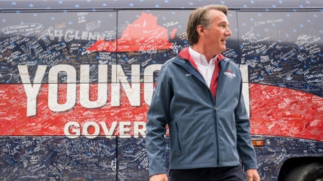 Victoria simbólica de los republicanos en Virginia El republicano Glenn Youngkin, vencedor en las elecciones a gobernador de Virginia