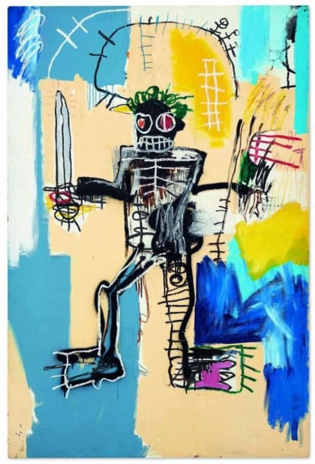 El Warrior (1982) de Jean-Michel Basquiat