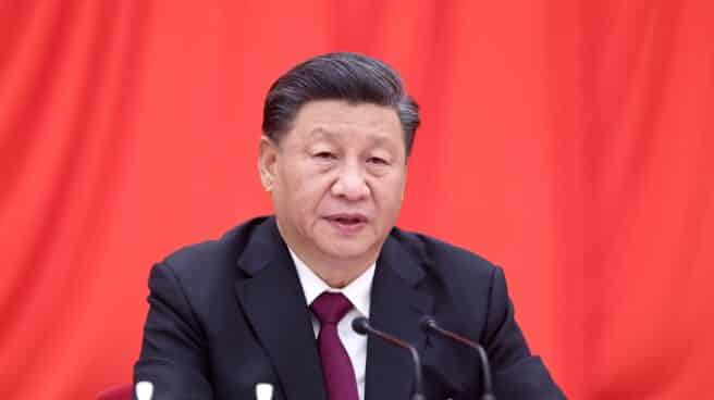 Chinese leader Xi Jinping at the 6th Plenum of the Chinese Communist Party.