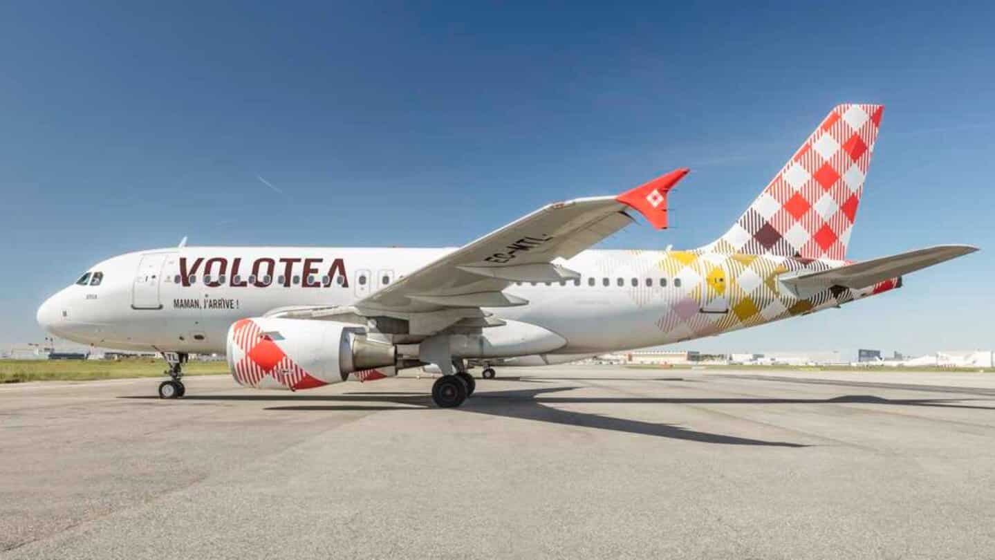 Avión de la aerolínea Volotea