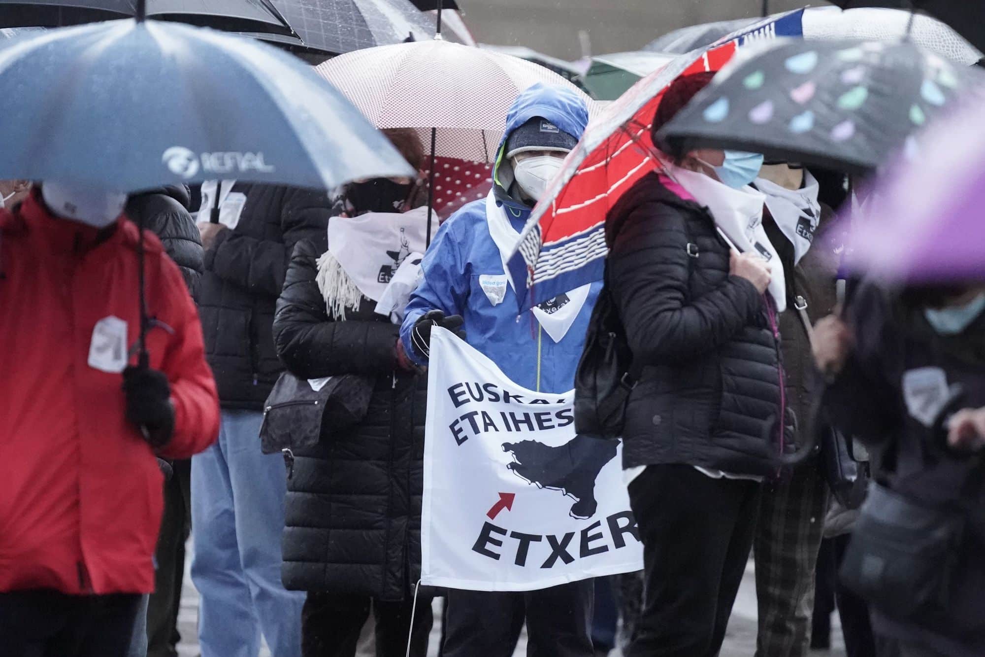 Concentración en Bilbao pidiendo más acercamientos de presos de ETA.