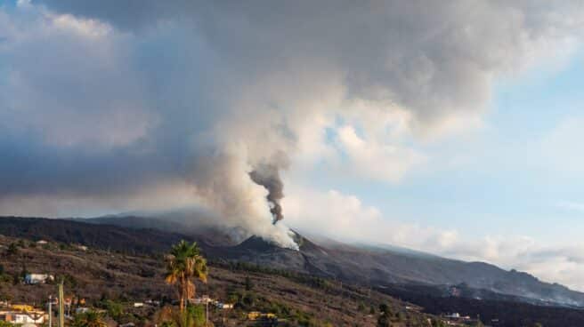 El volcán de Cumbre Vieja, en La Palma