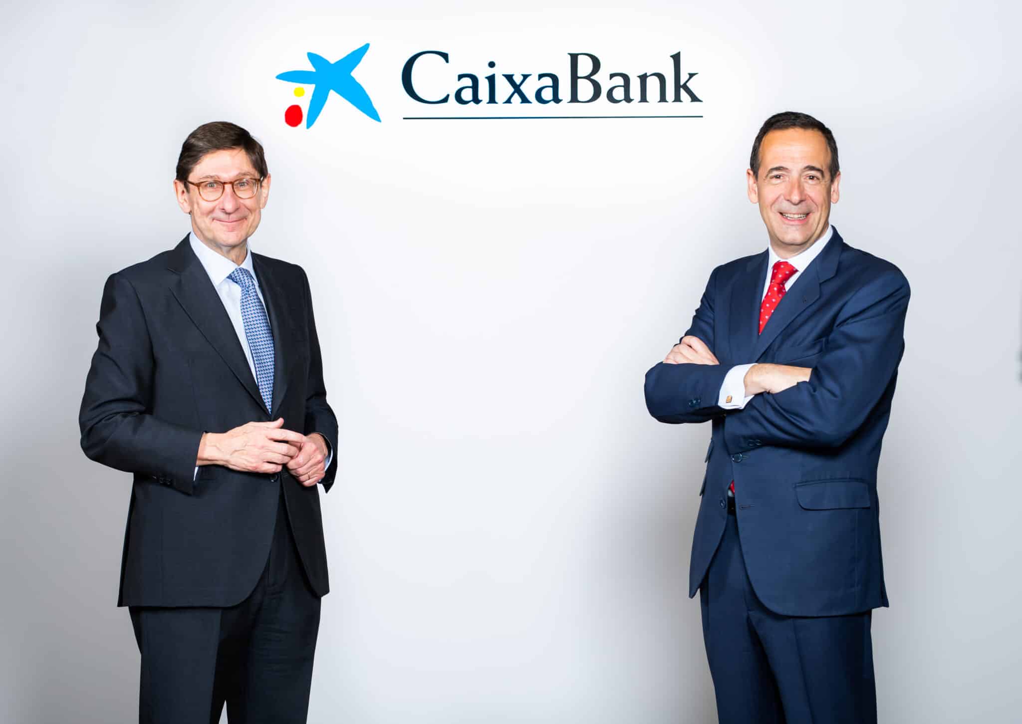 José Ignacio Goirigolzarri, presidente de CaixaBank, y Gonzalo Gortázar, consejero delegado.