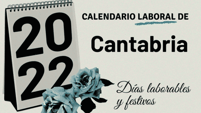 Calendario de festivos 2022 en Cantabria Ilustración calendario 2022 Cantabria