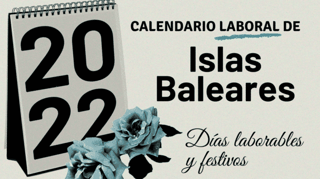Calendario de festivos 2022 en Islas Baleares Ilustración calendario 2022 Islas Baleares