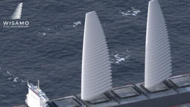 Velas gigantes hinchables para reducir la contaminación marítima