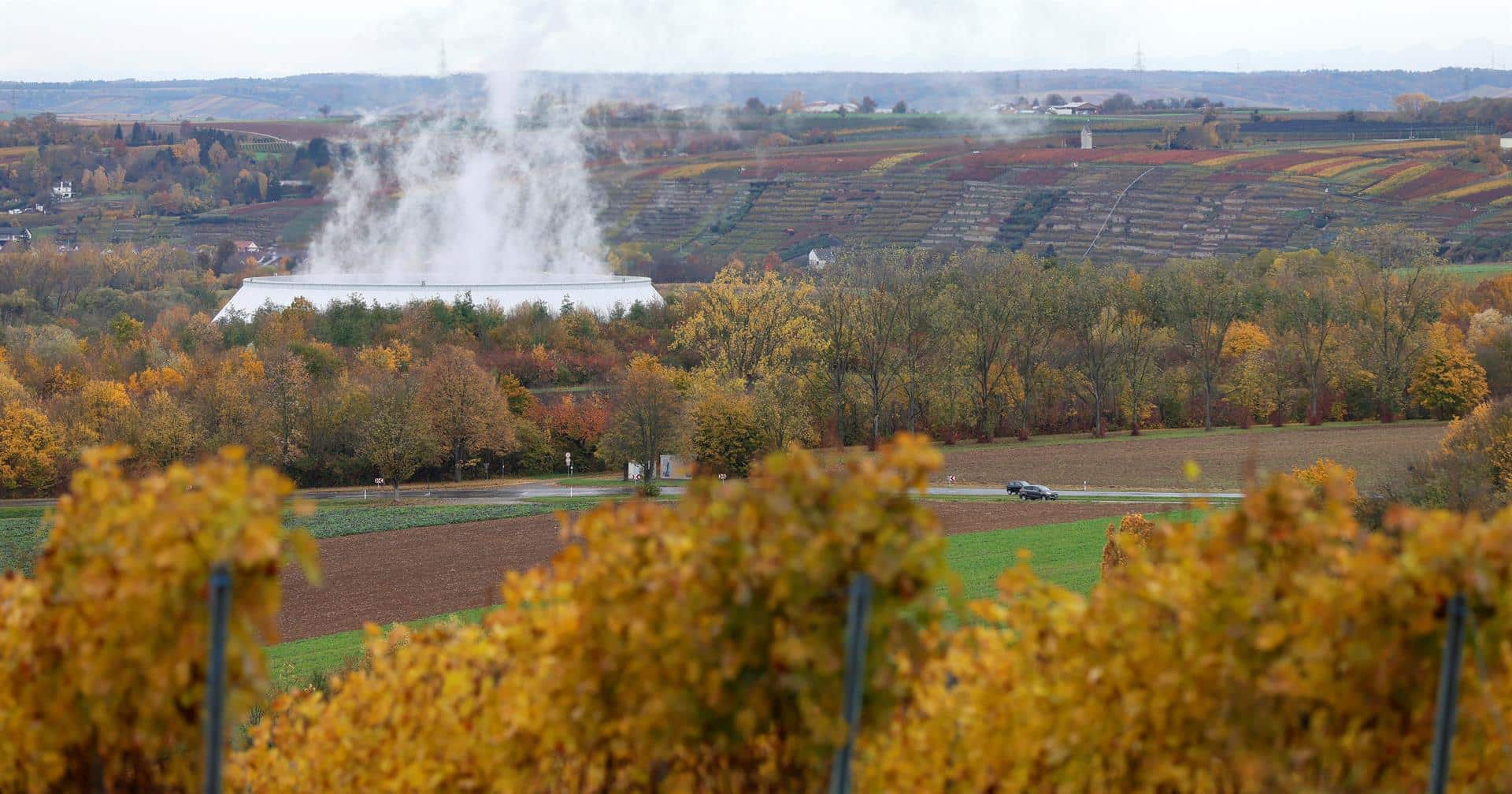 Central nuclear en Neckarwestheim, Alemania.