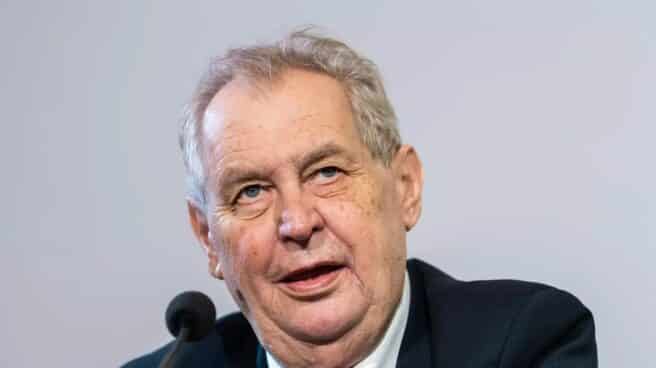 Milos Zeman, presidente checo.