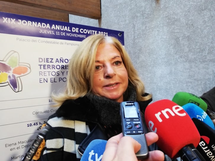 Detienen a un hombre de 46 años por un delito de amenazas a Consuelo Ordoñez en Pamplona
