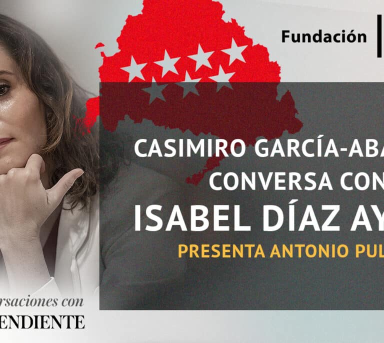 Siga en directo el encuentro entre Casimiro García-Abadillo e Isabel Díaz Ayuso