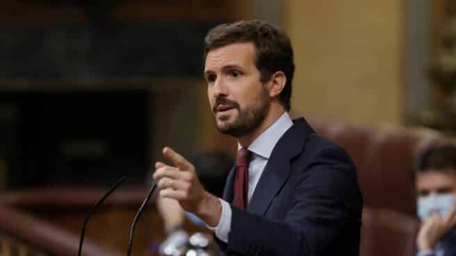 Pablo Casado, en el Congreso.